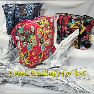Vera Bradley Quilted Tote Bundle
